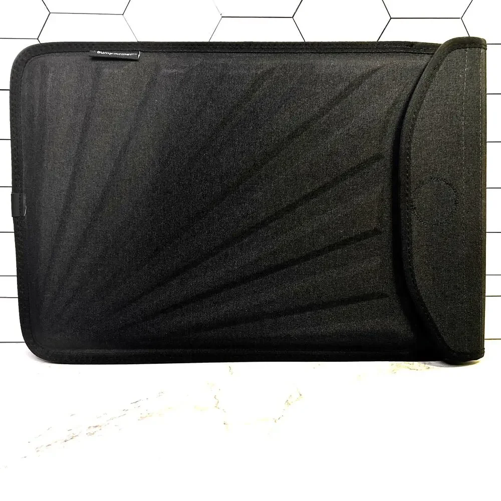 Bump Armor Tech Protection Laptop Sleeve / Portfolio Case – Black